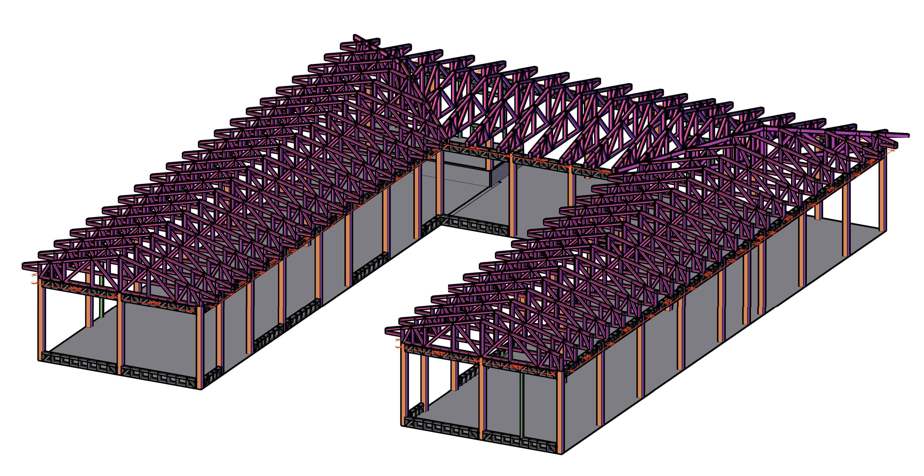 Ангар из ЛСТК