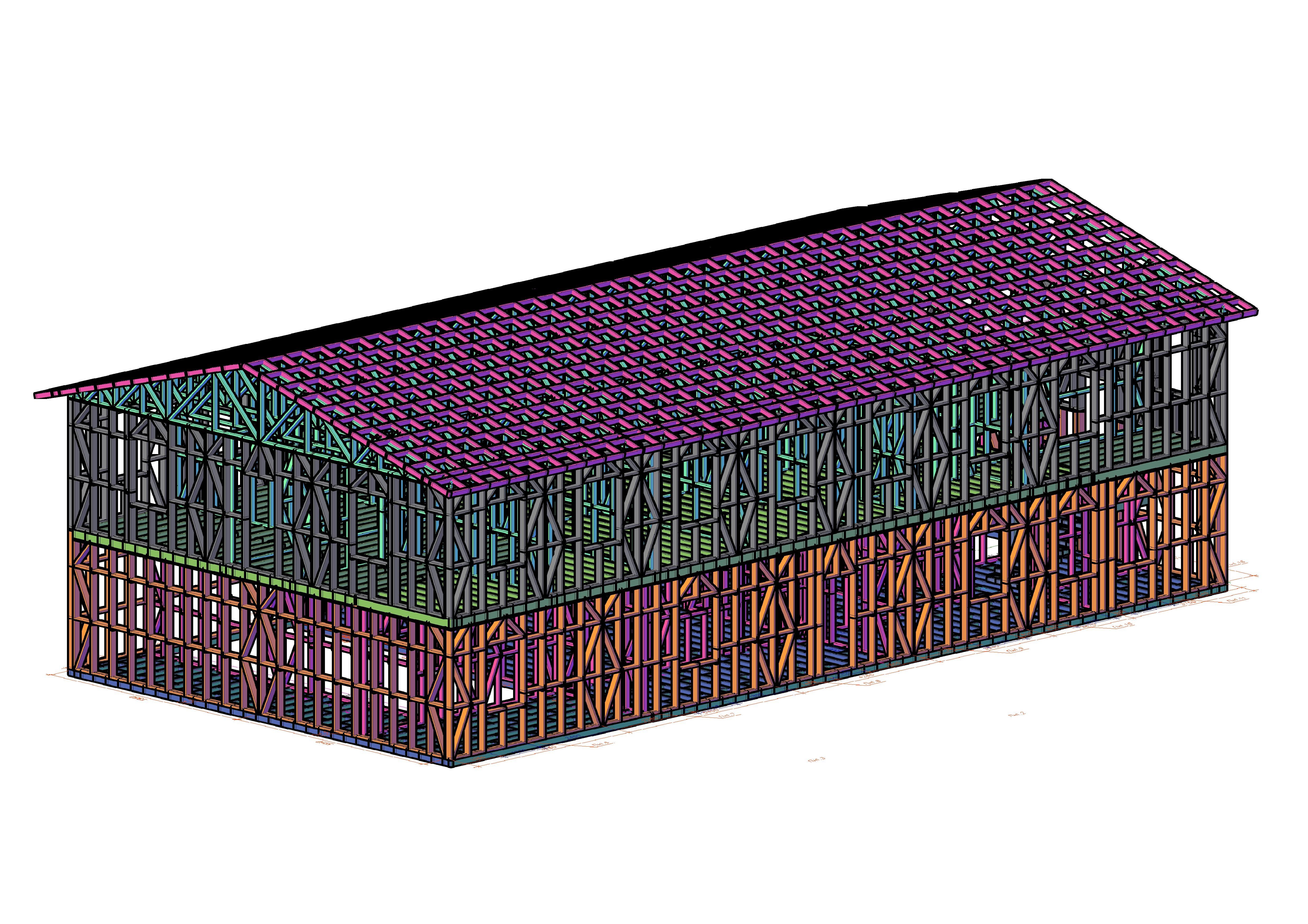 Казарма из ЛСТК