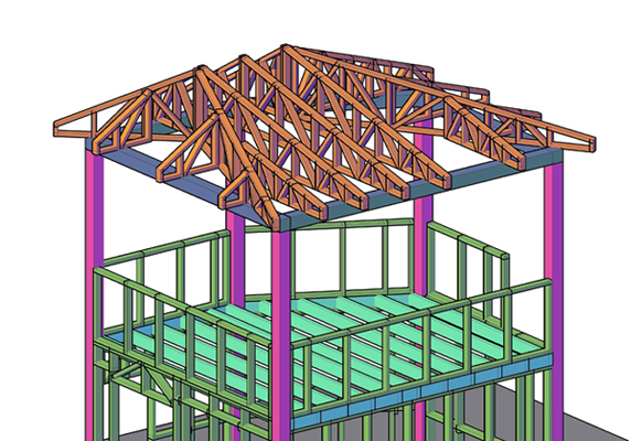 Дом из ЛСТК
