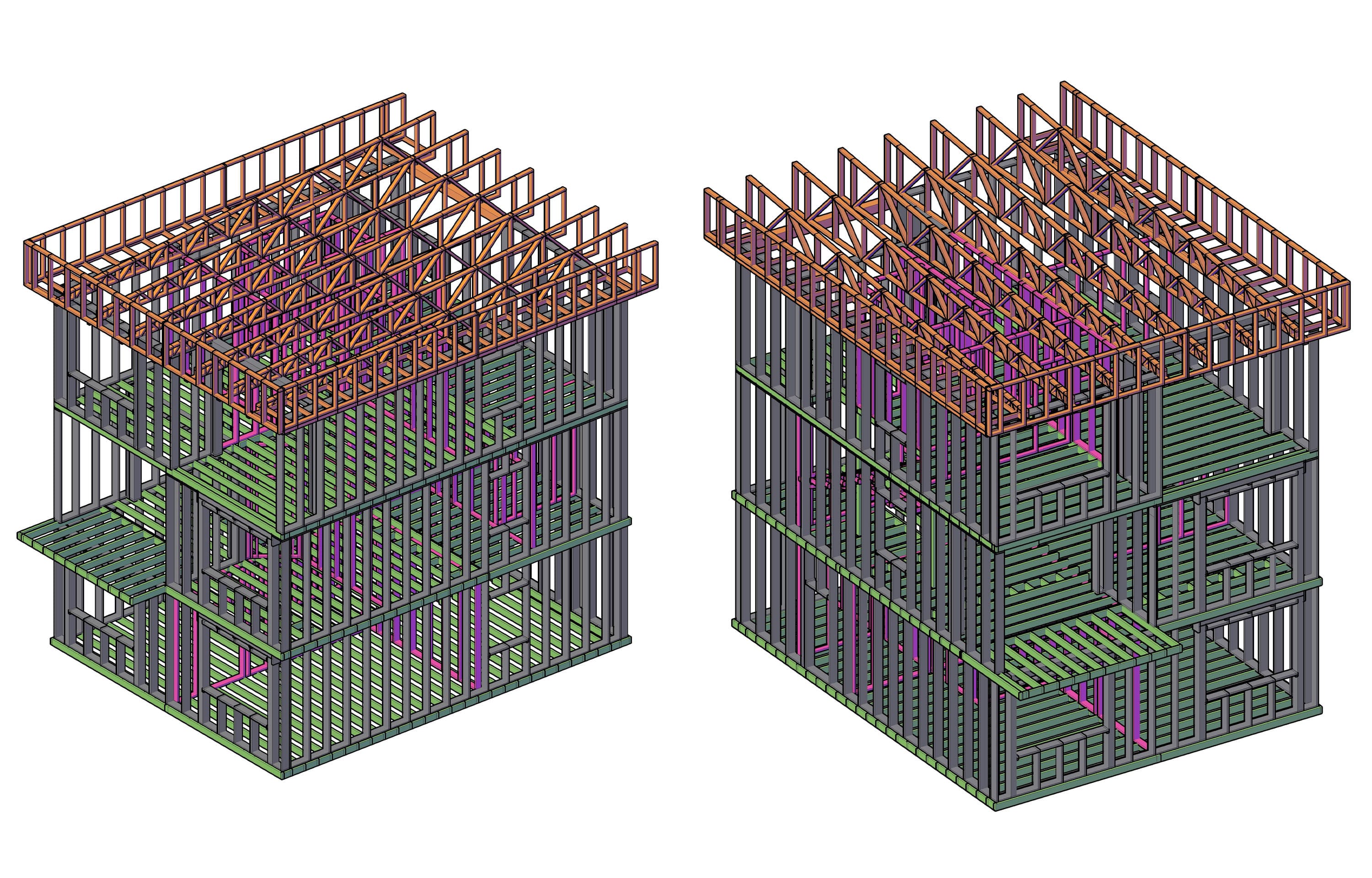 Дом из ЛСТК
