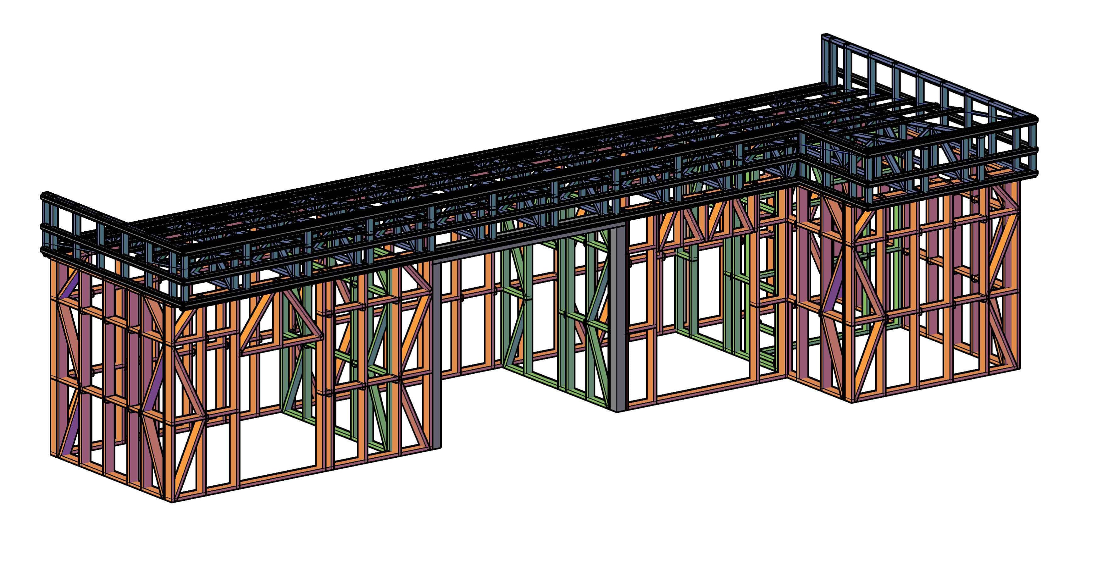 Хозблок из ЛСТК
