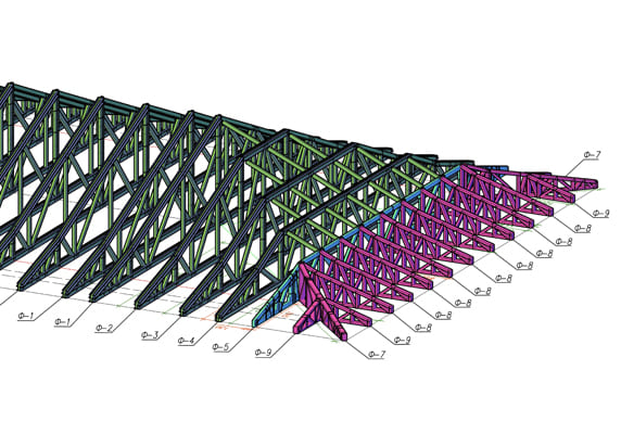 Кровля из ЛСТК, хутор Димитрова