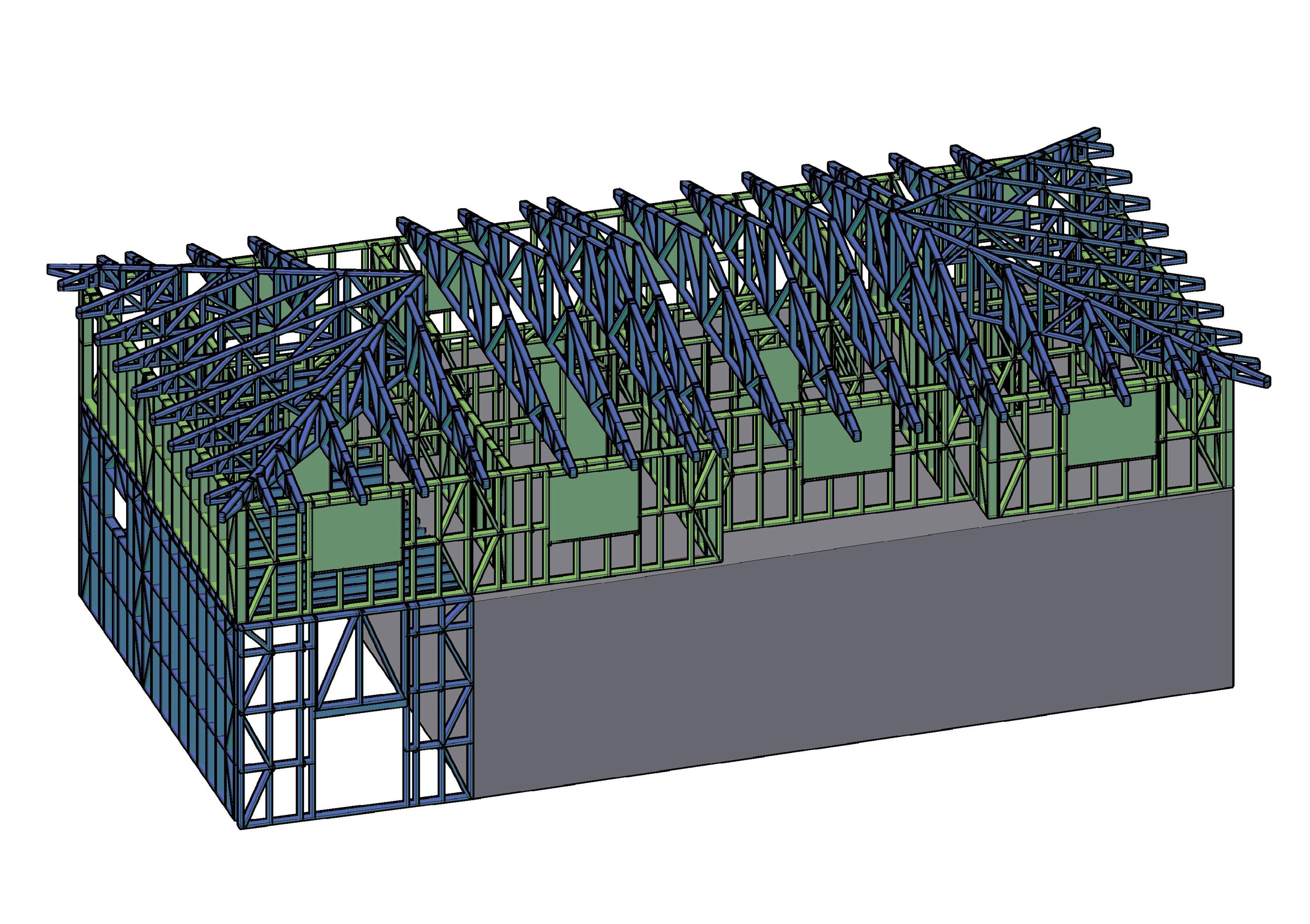 Надстройка этажа из ЛСТК