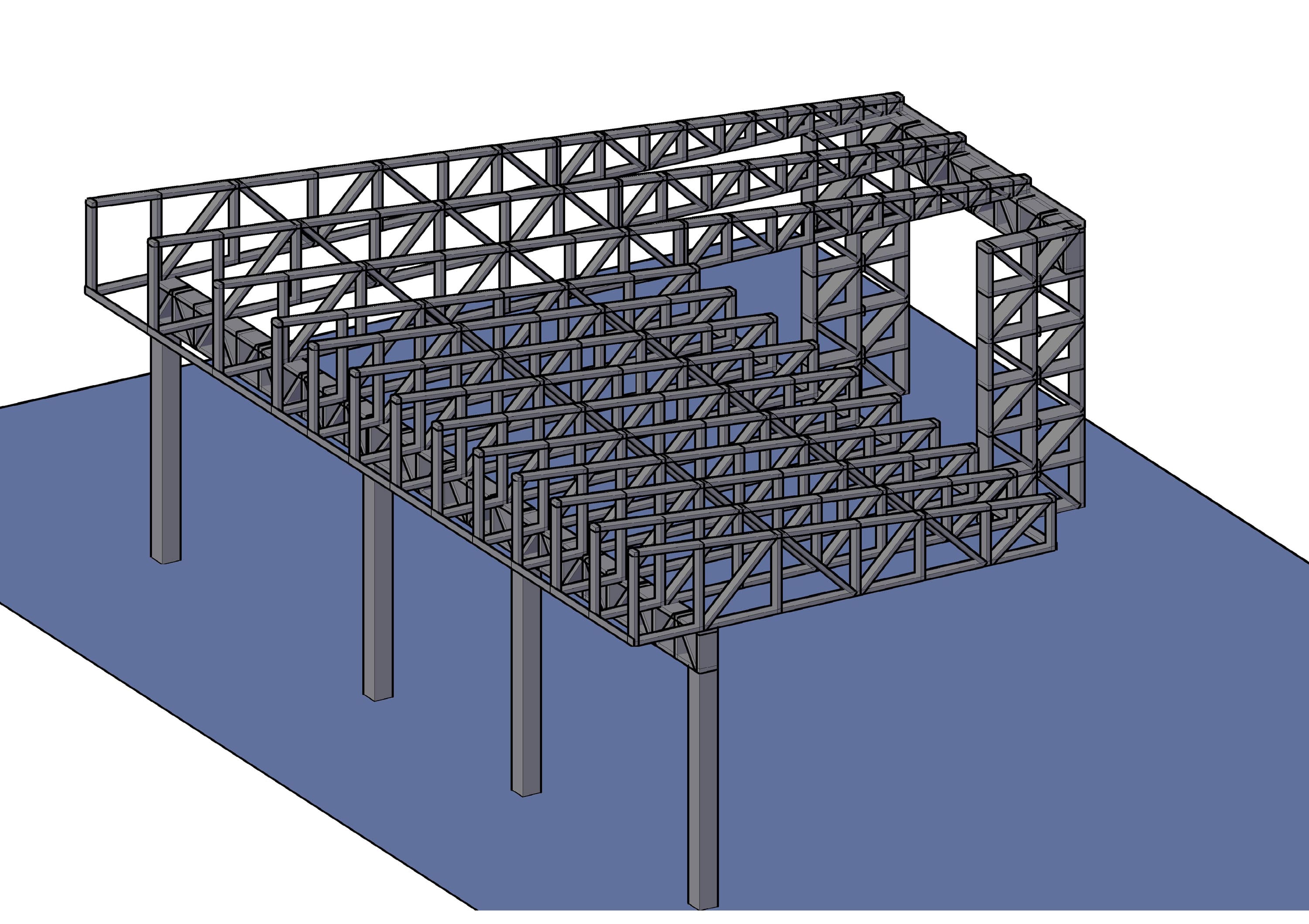 Надстройка этажа из ЛСТК