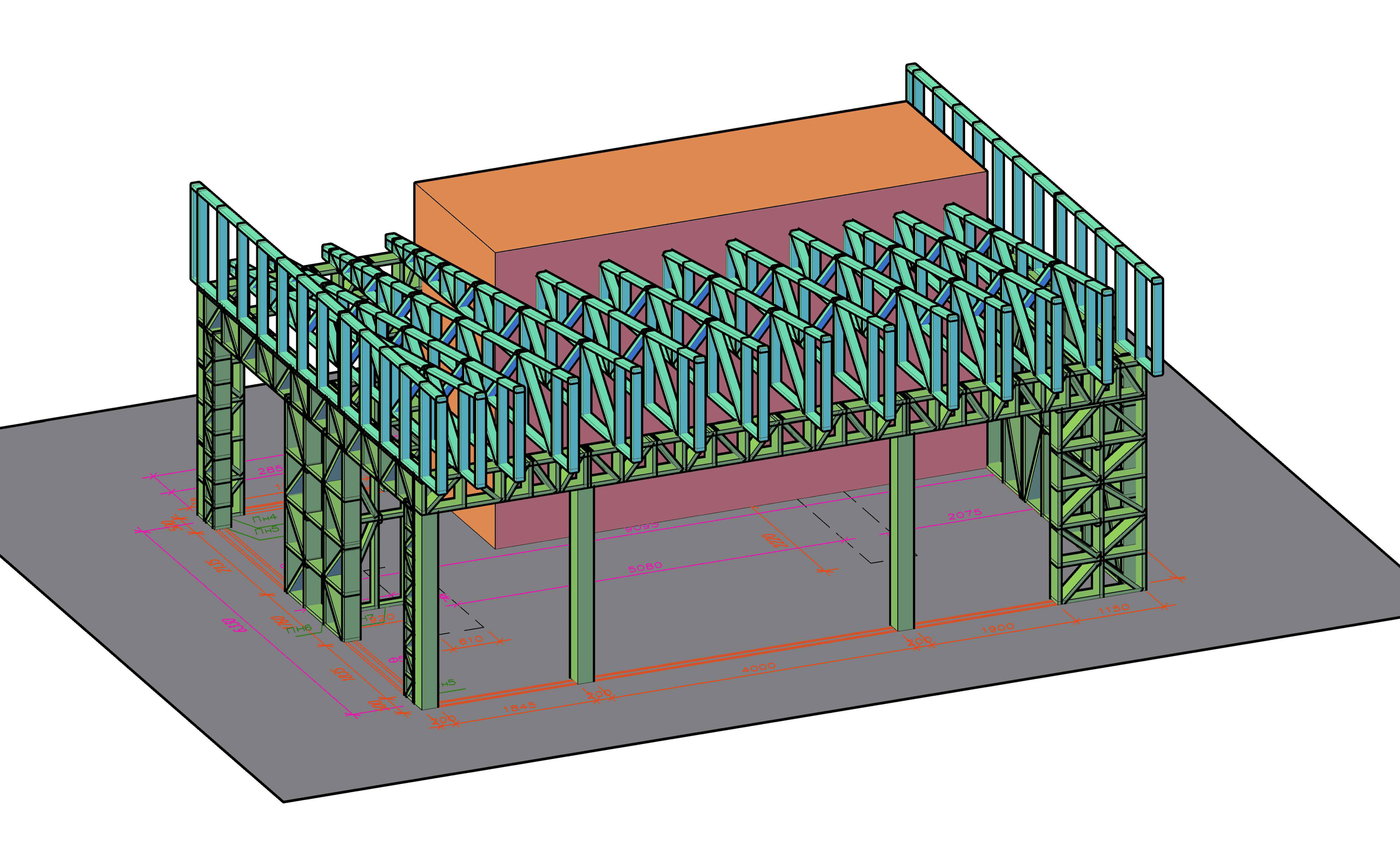 Надстройка этажа из ЛСТК
