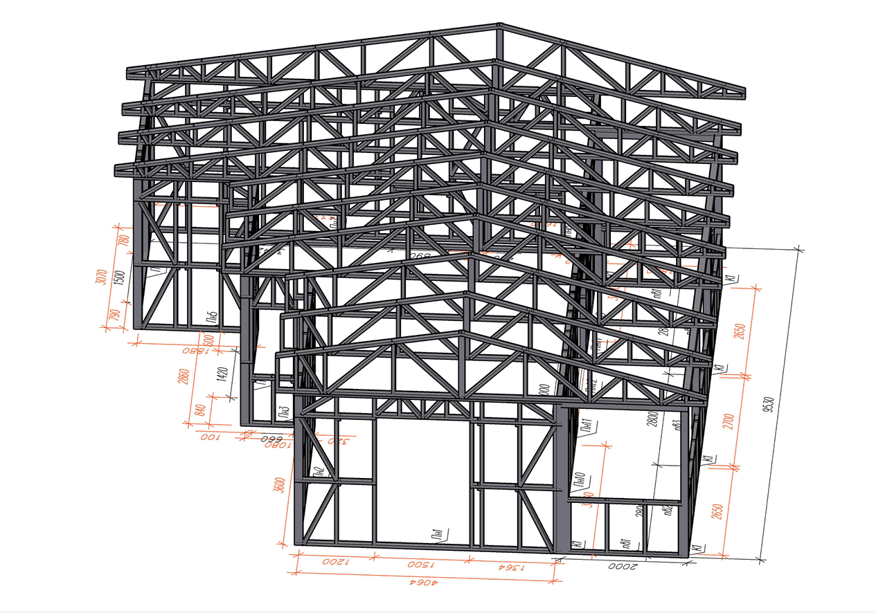 Надстройка жилого дома из ЛСТК