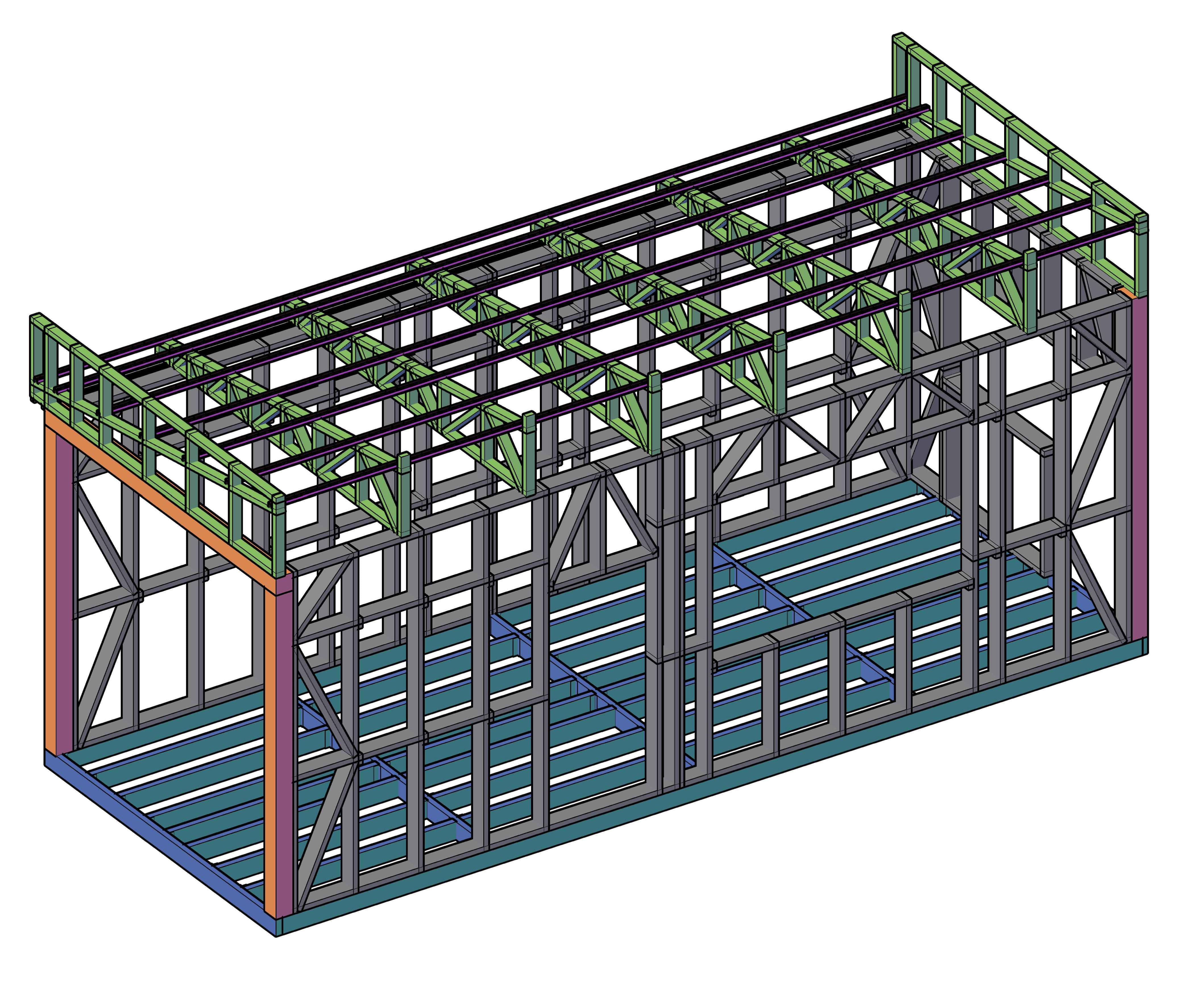 Павильон из ЛСТК