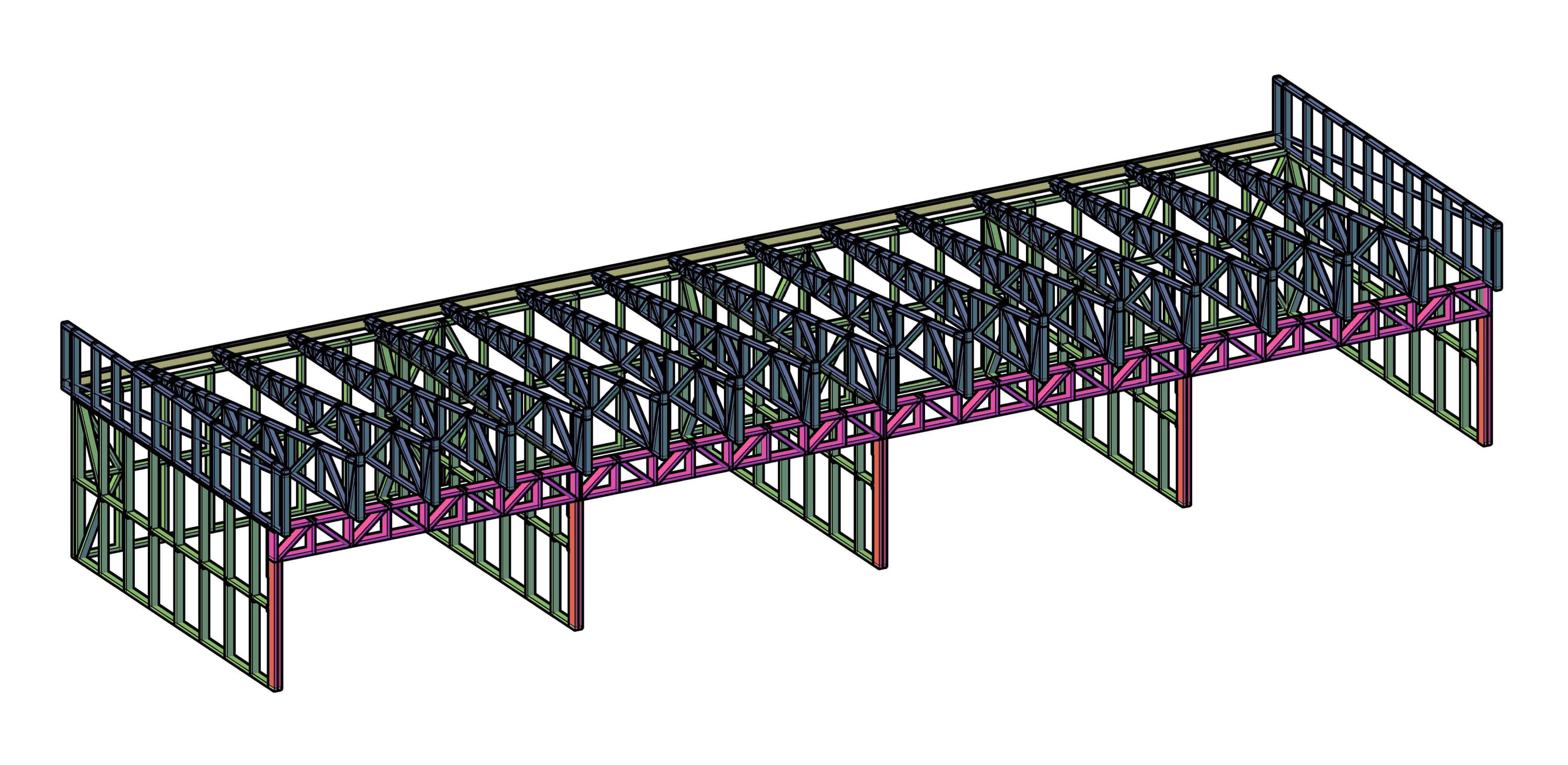 Павильон из ЛСТК